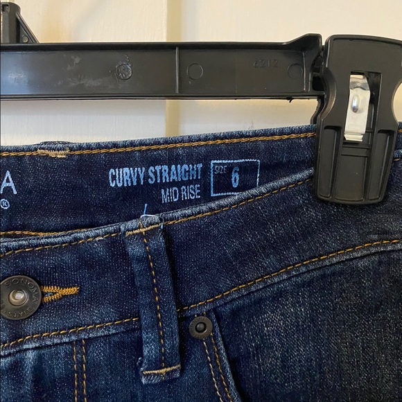 Sonoma Curvy Straight Mid Rise Jeans Size 6 - NWT - Picture 4 of 8